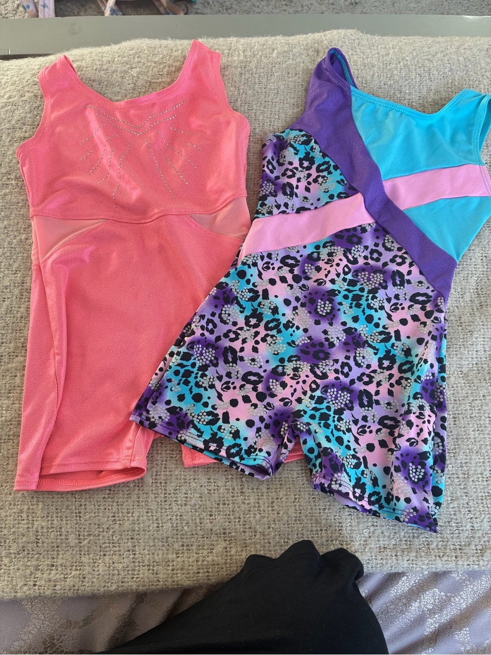 Girls' Pink and Multicolor Active One-Piece Sets